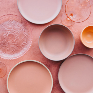 Pink Ceramic Plates