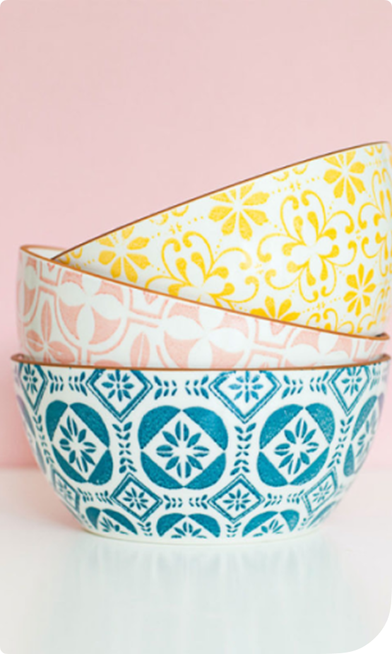 Colorful Ceramic Bowls